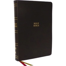 NKJV Holy Bible, Super Giant Print Reference Bible, Brown Bonded Leather, 43,000 Cross References, Red Letter, Thumb Indexed, Comfort Print: New King Thomas Nelson
