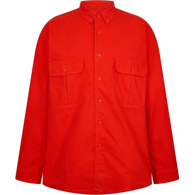 Levi's Men's Skate Woven Overshirt - Fiery Red