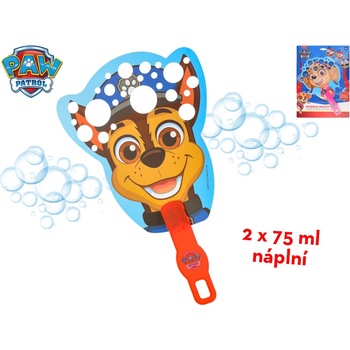 Mikrotrading PAW PATROL bublifukové mávátko s náplní 2x75 ml na kartě