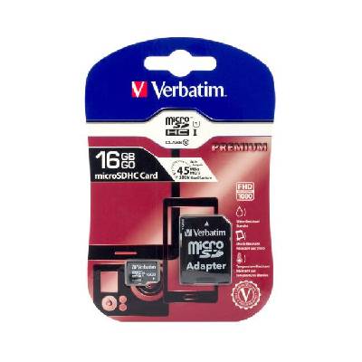 Карта памет, microSDHC, UHS-I, U1, Class 10, 16 GB, с включен SD адаптер (2065360172)