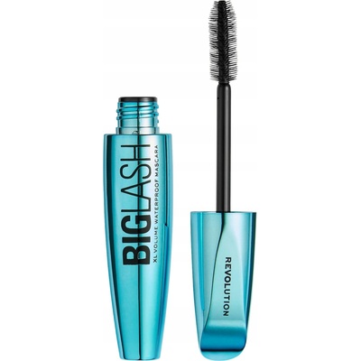 Makeup Revolution Big Lash Volume voděodolná řasenka pro objem Black 8 ml