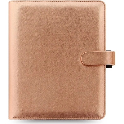 Filofax Saffiano A5 týdenní 2026 růžovozlatý