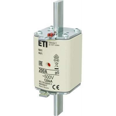 ETI Nožová poistka NV/NH 1 200A gL/gG 500V KOMBI