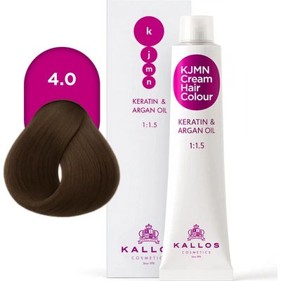 Kallos KJMN 4.0 stredne hnedá 100 ml