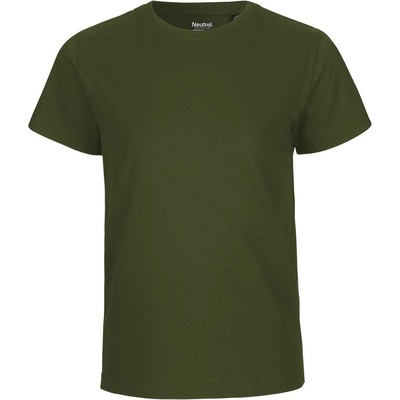 Neutral s krátkym rukávom z organickej Fairtrade bavlny Military