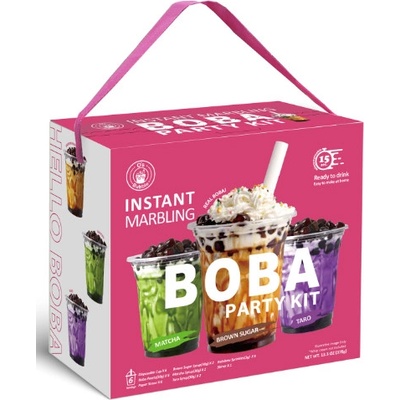 O's Bubble party kit sada na přípravu bubble tea 6 porcí 360 g – Zbozi.Blesk.cz