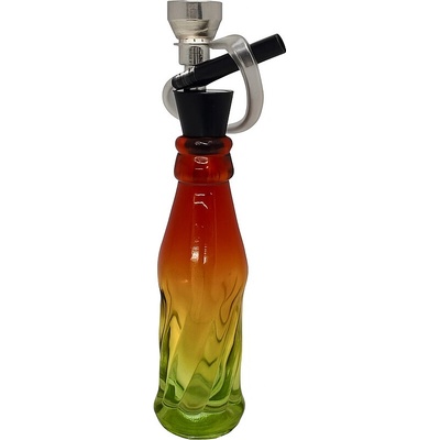 WeedShop Lahvový mini bong Rasta 16 cm