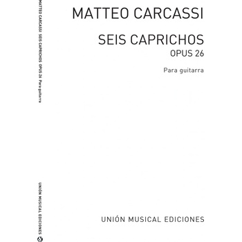 Unión Musical Ediciones Noty pro kytaru Seis Caprichos Op.26 R Sainz De La Maza Guitar