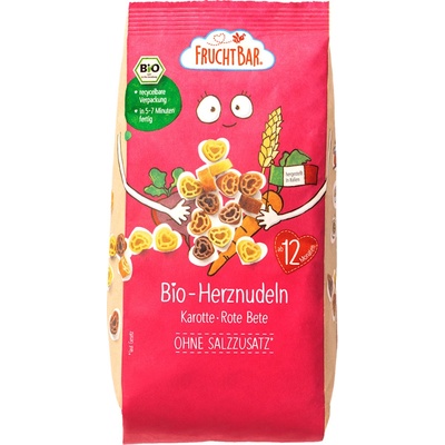 Fruchtbar Bio srdíčka s mrkví, řepou a pšenicí 300 g