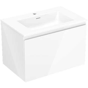 Mexen Orio баня шкаф 70 см с мивка Otis, 1 чекмедже, бял гланц - 91A10-07047-1-BF00-W18M00 (91A10-07047-1-BF00-W18M00)