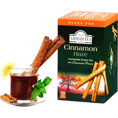 Ahmad Tea Černý čaj s příchutí Skořice 20 x 2 g