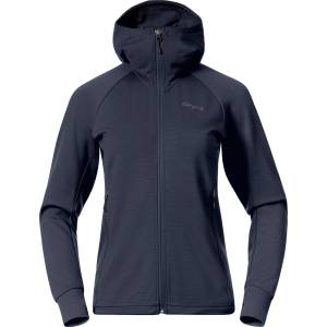 Bergans Дамско вълнено яке Bergans Women's Rabot Merino Tech Midlayer Hoodie Merino hoodie - Navy Blue - размер XS (105-7222-0111)