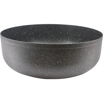 Elekom Тава мраморна дълбока сива ЕК-34 gmn, Устойчиво и незалепващо покритие, Размери 34 х 11, 8 см/ 2, 5 мм (ek-34 gmn)