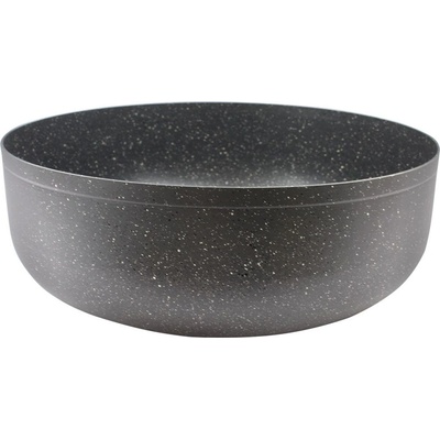 Elekom Тава мраморна дълбока сива ЕК-34 gmn, Устойчиво и незалепващо покритие, Размери 34 х 11, 8 см/ 2, 5 мм (ek-34 gmn)