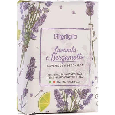 Moje Iteritalia Lavanda e Bergamotto italské toaletní mýdlo 125 g