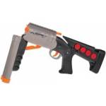 Jokomisiada Large shotgun shotgun with foam cartridges, darts, cases ZA5150