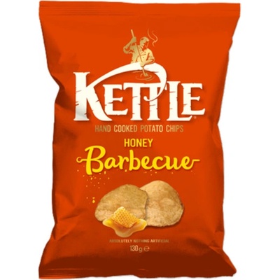 KETTLE Kotlíkové brambůrky s příchutí medu a BBQ 130 g