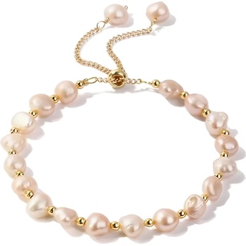 HARAHU Гривна Elegant Pearl - Розова KP28565 (28565)