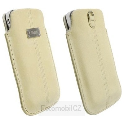 Pouzdro Krusell LUNA NUBUCK Large písková Samsung i8190 S5830 S7562 i8160 – Hledejceny.cz