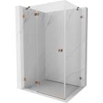 Mexen Lunar отваряема лява душ кабина 95 x 90 см, прозрачна, розово злато - 834-095-090-60-00-L (834-095-090-60-00-L)