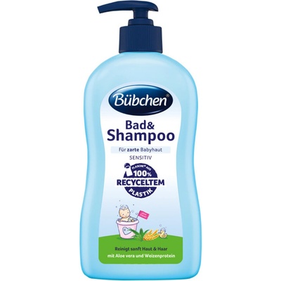 BÜBCHEN Baby kúpeľ a šampón s dávkovačom 400 ml