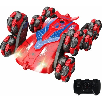 Pengbu RC spider stunt auto 8WD s LED a sprejem – Hledejceny.cz