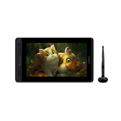 Графичен дисплей таблет HUION Kamvas Pro 13, USB-C, Черен/Сребрист (GT133)