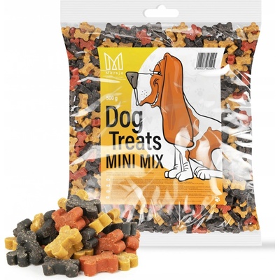 MERSJO Tresérky maškrty pre psov mini pochúťky rôznych príchutí 500 g