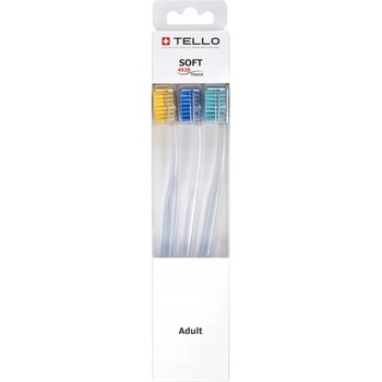 Tello 4920 Trio zubná kefka Soft 3 ks