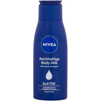 Nivea Body Milk Rich Nourishing vyživující tělové mléko pro suchou pokožku 400 ml