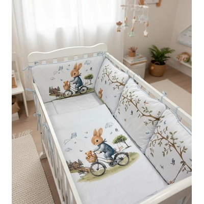 Bambino Casa Спален комплект Bambino Casa - Blue Rabbit, 10 части (3926)