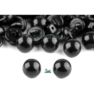 Knoflík / oči k našití 9mm černé