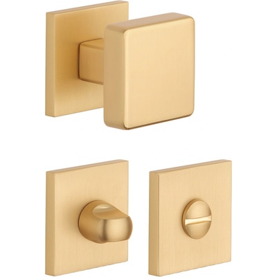MPkovania AT - MADLO MORA - HR 7S, madlo otočné/otočné, rozety WC, ZLM - zlatá matná (GOLD SATIN)