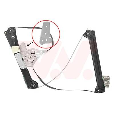 Mechanizmus zdvíhania okna VAN WEZEL 0660263