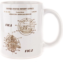 LeteckeDoplnky.cz Hrnek U.S. Patent Umělý horizont 330 ml