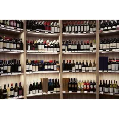 DIMEX ART Флизелинов фототапет бутилки вино 375 x 250 см