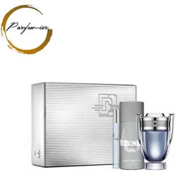 Paco Rabanne Invictus Set (EDT 100 ml + Deospray 150 ml + EDT 10 ml) Мъжки 100ml