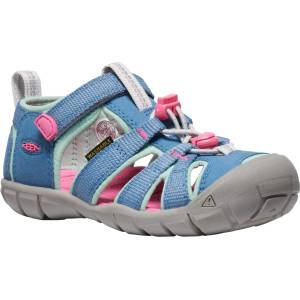 KEEN Детски сандали Keen Kids Seacamp II CNX Sandals - Coronet Blue / Hot Pink - размер 25/26 (EU) (702-0206-5712)