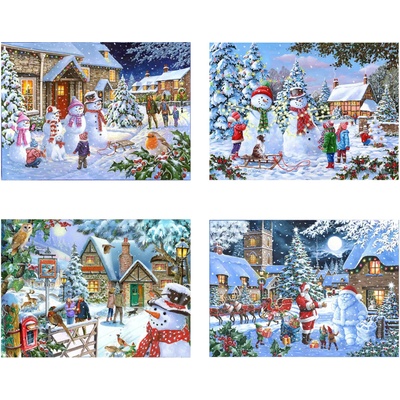 - Puzzle 4x500 Let It Snow - 500 piese