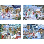 House of Puzzles - Puzzle 4x500 Let It Snow - 500 piese