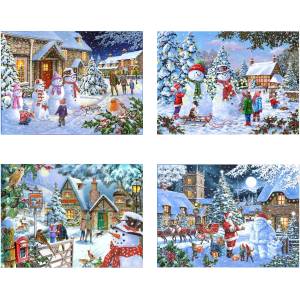 House of Puzzles - Puzzle 4x500 Let It Snow - 500 piese