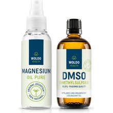 Woldohealt Hořčíkový olej 100ml a DMSO dimethylsulfoxid 99,9% 100 ml