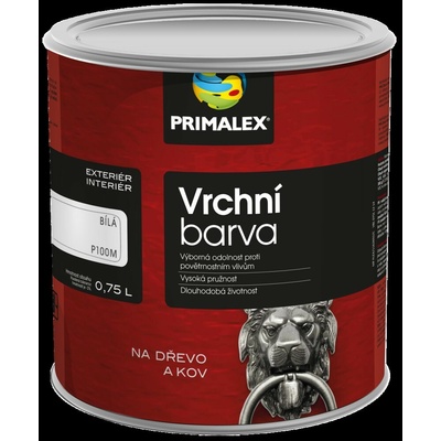Primalex vrchná farba MAT Čierna P199M,5L