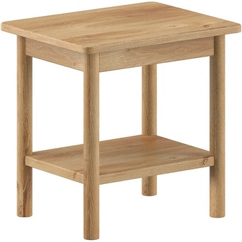 VIPACK Нощно шкафче от масивен дъб в естествен цвят Olive - Vipack (OVNA12SH12)