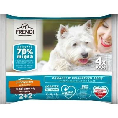 Frendi Turkey and game pieces in a delicate sauce 4 x 100 g
