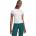 Under Armour Дамска фланелка с къс ръкав Under Armour Womens Motion Short Sleeve Performance Gym Top - White