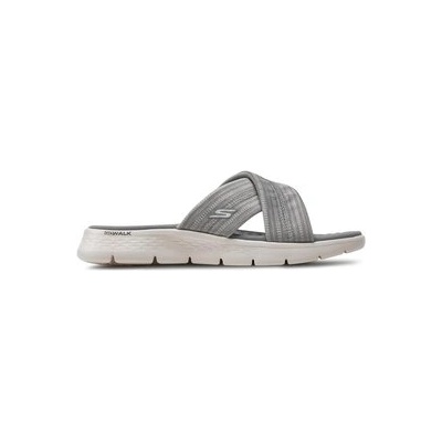 Skechers Чехли Go Walk Flex Sandal-Impressed 141420/GRY Сив (Go Walk Flex Sandal-Impressed 141420/GRY)