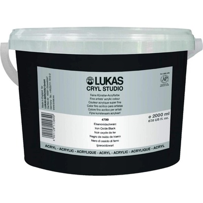 LUKAS Cryl Studio АКРИЛНА боя Iron Oxid Black 200 ml 1 бр (47999902)