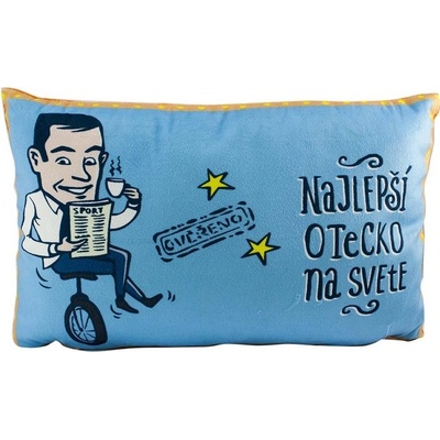 GiftyCity Vankúš Najlepší otecko 40x25