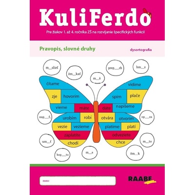 Kuliferdo – pravopis, slovné druhy, dysortografia PZ